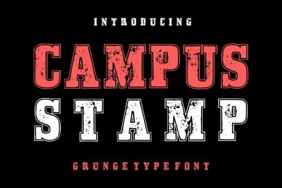 Campus Stamp by Dreamspace.studio — Slab Serif Font