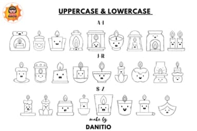 Candle by danita.kukkai — Dingbats Font — thumbnail 2