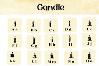 Candle by Ketsarin — Dingbats Font — thumbnail 2