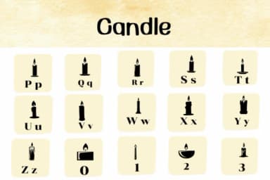 Candle by Ketsarin — Dingbats Font — thumbnail 3
