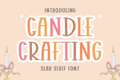 Candle Crafting by CraftedType Studio — Slab Serif Font — thumbnail 1