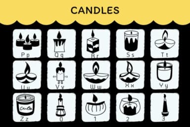 Candles by Natchuta — Dingbats Font — thumbnail 3