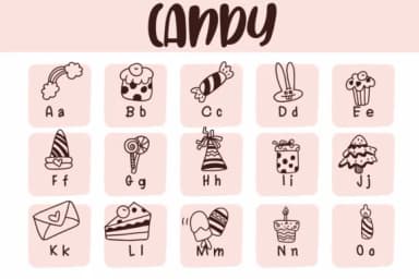 Candy by Sirinart — Dingbats Font — thumbnail 2