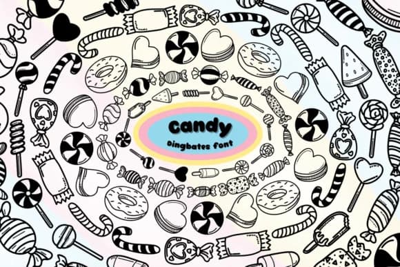 Candy by Chonada — Dingbats Font