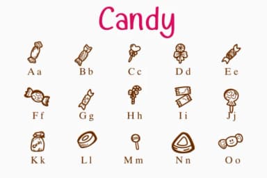 Candy by Nongyao — Dingbats Font — thumbnail 2