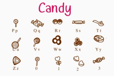 Candy by Nongyao — Dingbats Font — thumbnail 3