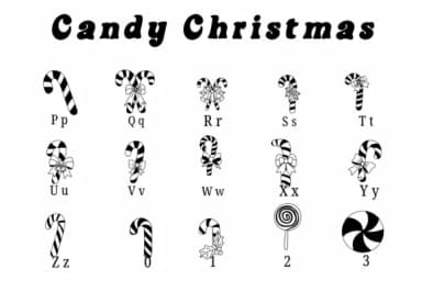 Candy Christmas by Suphitchaya — Dingbats Font — thumbnail 3