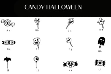 Candy Halloween by Heartcraft Atelier — Dingbats Font — thumbnail 2