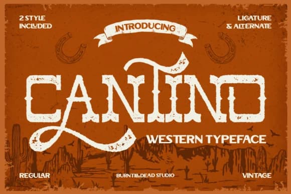 Cantino by Burntilldead — Slab Serif Font