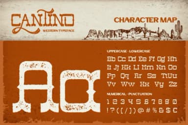 Cantino by Burntilldead — Slab Serif Font — thumbnail 2