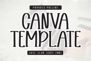 Canva Template by CraftedType Studio — Slab Serif Font — thumbnail 1