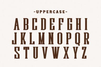 Capital Varsity by Pian45 — Slab Serif Font — thumbnail 2