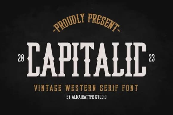 Capitalic by Almairatype Studio — Slab Serif Font