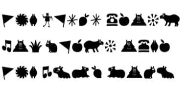 Capybara by Rodrigo Typo — Dingbats Font — thumbnail 5