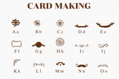 Card Making by Nongyao — Dingbats Font — thumbnail 2