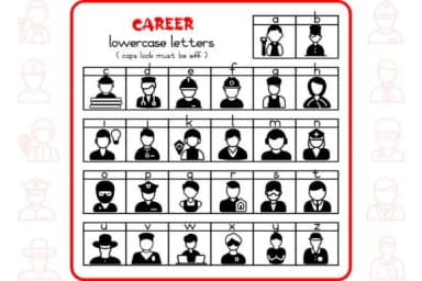 Career Alphabet by WADLEN — Dingbats Font — thumbnail 3