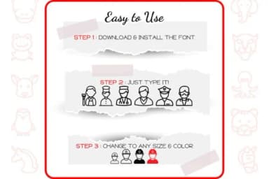 Career Alphabet by WADLEN — Dingbats Font — thumbnail 4