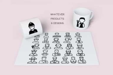 Career Alphabet by WADLEN — Dingbats Font — thumbnail 6