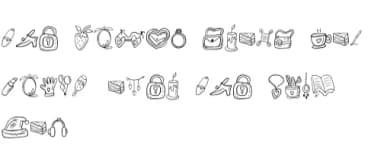 Carmila Dingbats by edywiyonopp — Dingbats Font — thumbnail 4