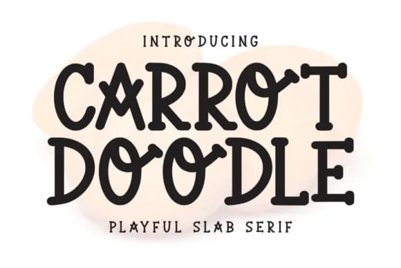 Carrot Doodle by Letterayu — Slab Serif Font