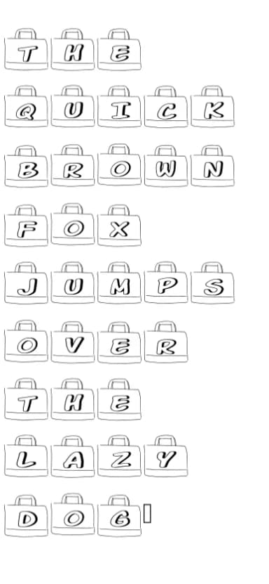 Carry on by Happy Bamboo — Dingbats Font — thumbnail 4