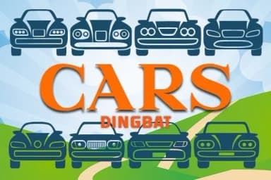 Cars by vladimirnikolic — Dingbats Font — thumbnail 1