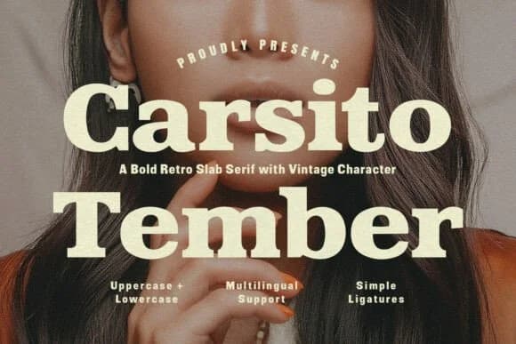Carsito Tember by Maulana Creative — Slab Serif Font