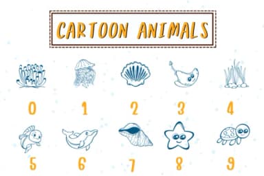 Cartoon Animals by PraewDesigns — Dingbats Font — thumbnail 5