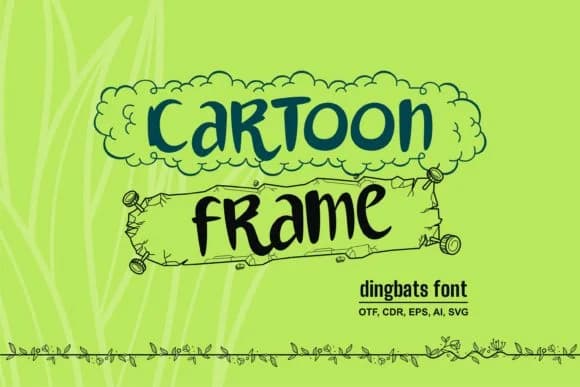 Cartoon Frame by Onoborgol — Dingbats Font