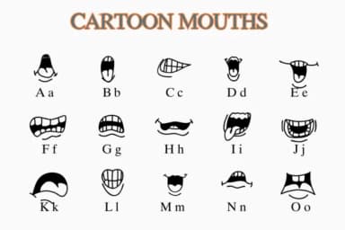 Cartoon Mouths by Nongyao — Dingbats Font — thumbnail 2