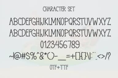 Cartoon Smiling by Letterayu — Slab Serif Font — thumbnail 6
