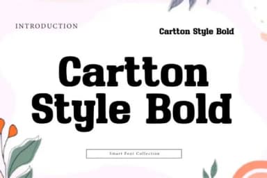Cartton Style Bold by Wow Magic — Slab Serif Font — thumbnail 1