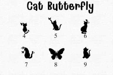 Cat Butterfly by Sontaya — Dingbats Font — thumbnail 4