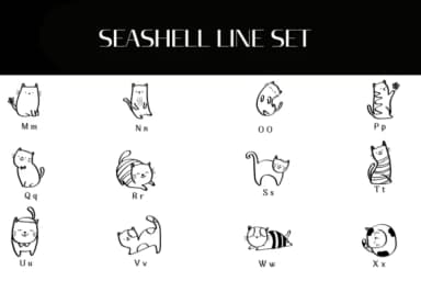 Cat Cartoon Joy by Heartcraft Atelier — Dingbats Font — thumbnail 3