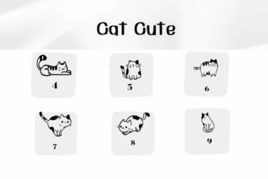 Cat Cute by Ketsarin — Dingbats Font — thumbnail 4