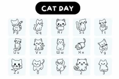 Cat Day by Natchuta — Dingbats Font — thumbnail 3