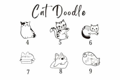 Cat Doodle by Suphitchaya — Dingbats Font — thumbnail 4