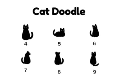 Cat Doodle by Nun Sukhwan — Dingbats Font — thumbnail 7