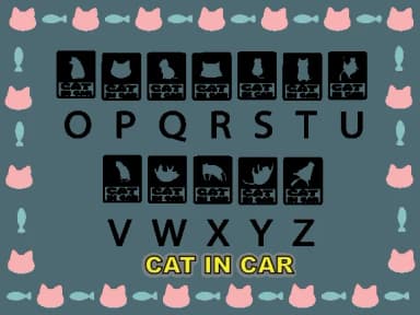 Cat in Car by Happy Bamboo — Dingbats Font — thumbnail 3
