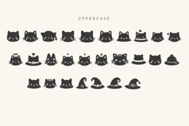 Cat Kawaii by CraftedType Studio — Dingbats Font — thumbnail 2