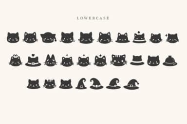 Cat Kawaii by CraftedType Studio — Dingbats Font — thumbnail 3