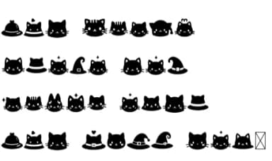 Cat Kawaii by CraftedType Studio — Dingbats Font — thumbnail 5
