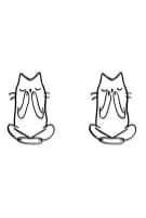 Cat Line Art by Nongyao — Dingbats Font — thumbnail 8