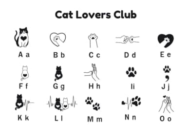 Cat Lovers Club by Nun Sukhwan — Dingbats Font — thumbnail 7