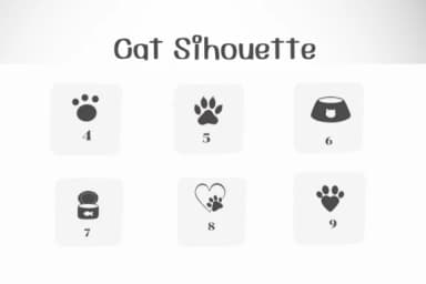 Cat Sihouette by Ketsarin — Dingbats Font — thumbnail 4