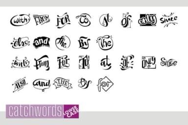 Catchwords by onoborgol — Dingbats Font — thumbnail 3