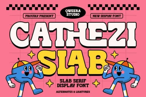 Cathezi Slab by Qweera Studio — Slab Serif Font