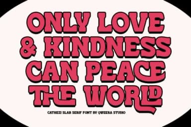 Cathezi Slab by Qweera Studio — Slab Serif Font — thumbnail 8