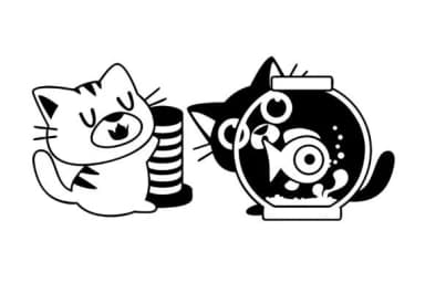 Catitude Dingbats by Illustration Ink — Dingbats Font — thumbnail 5