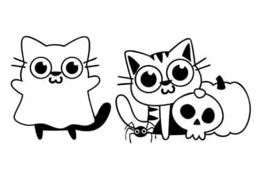 Catitude Dingbats by Illustration Ink — Dingbats Font — thumbnail 8